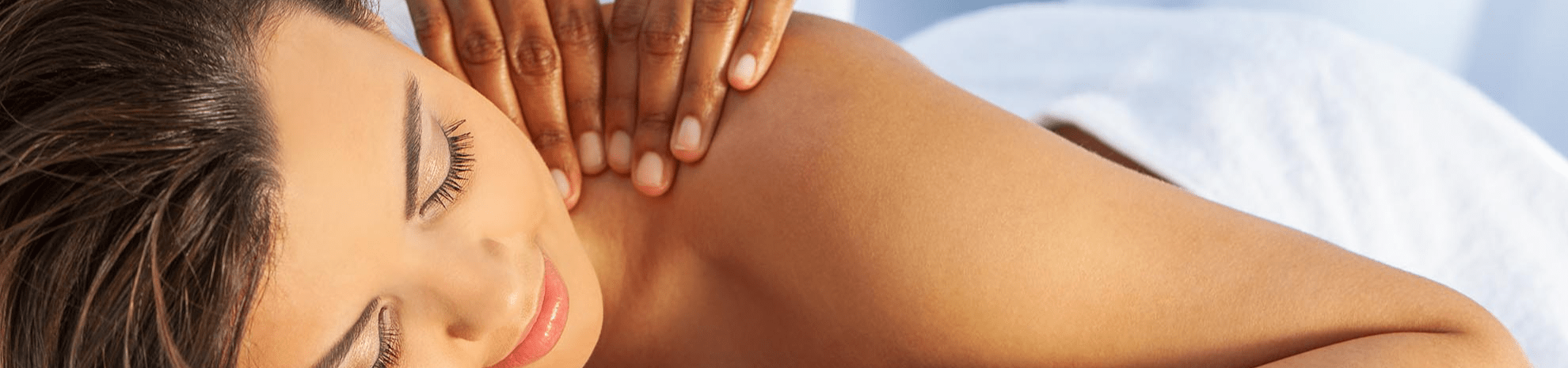 femme durant un massage